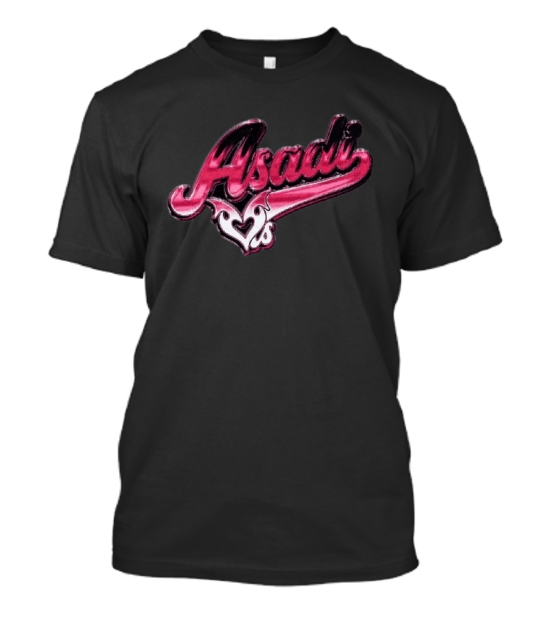 Asadi Pink And Black Original Khan Asadi X Lovesick Collection T-Shirt