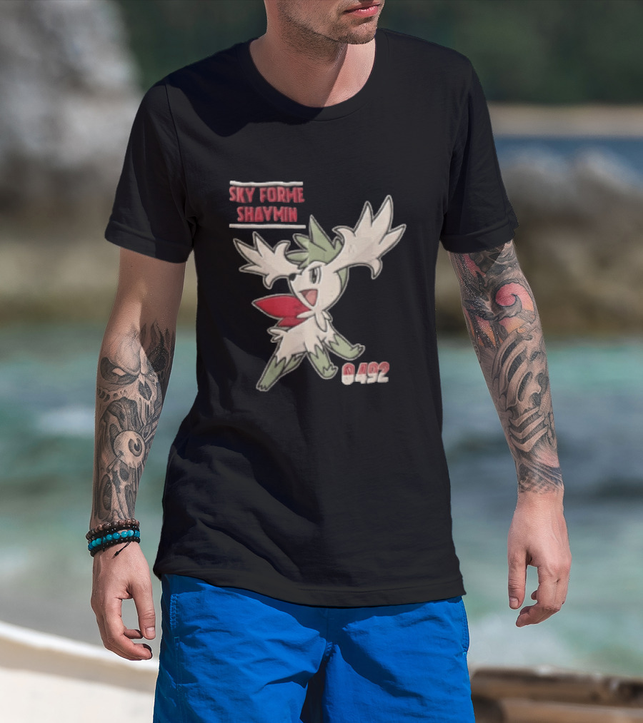 Sky Forme Shaymin 0492 Pokémon T-Shirt