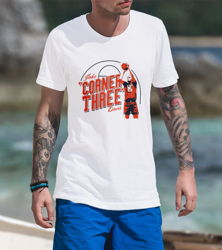 Andrej Stojakovic Illinois Fighting Illini Men's Basketball Corner Three T-Shirt