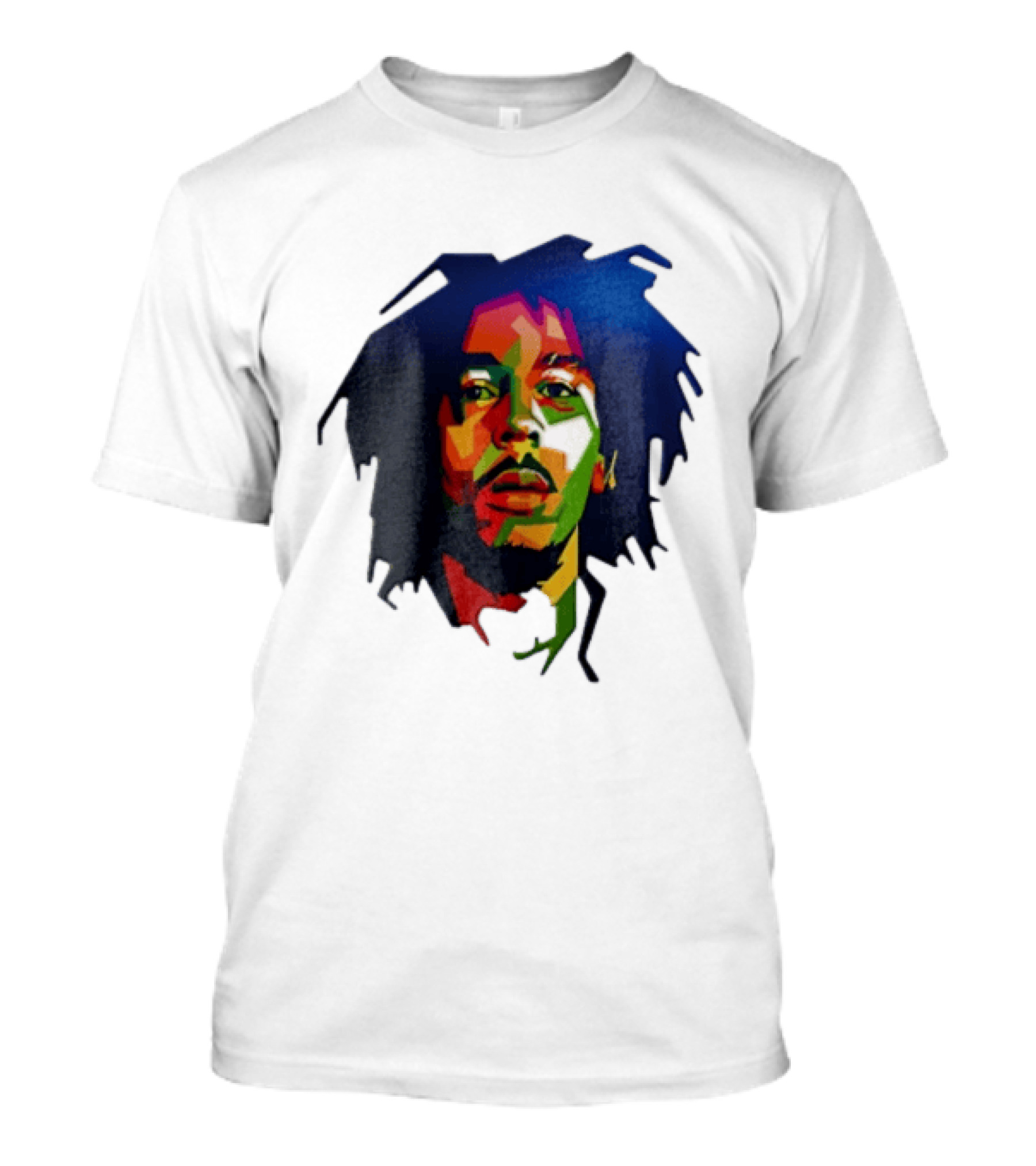 Bob Marley Vibrant Colorful Pop T-Shirt