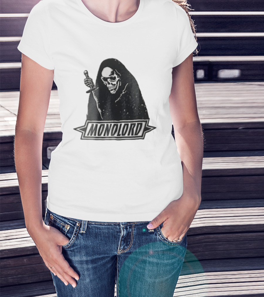 Monolord Grim Reaper Skull With Dagger T-Shirt
