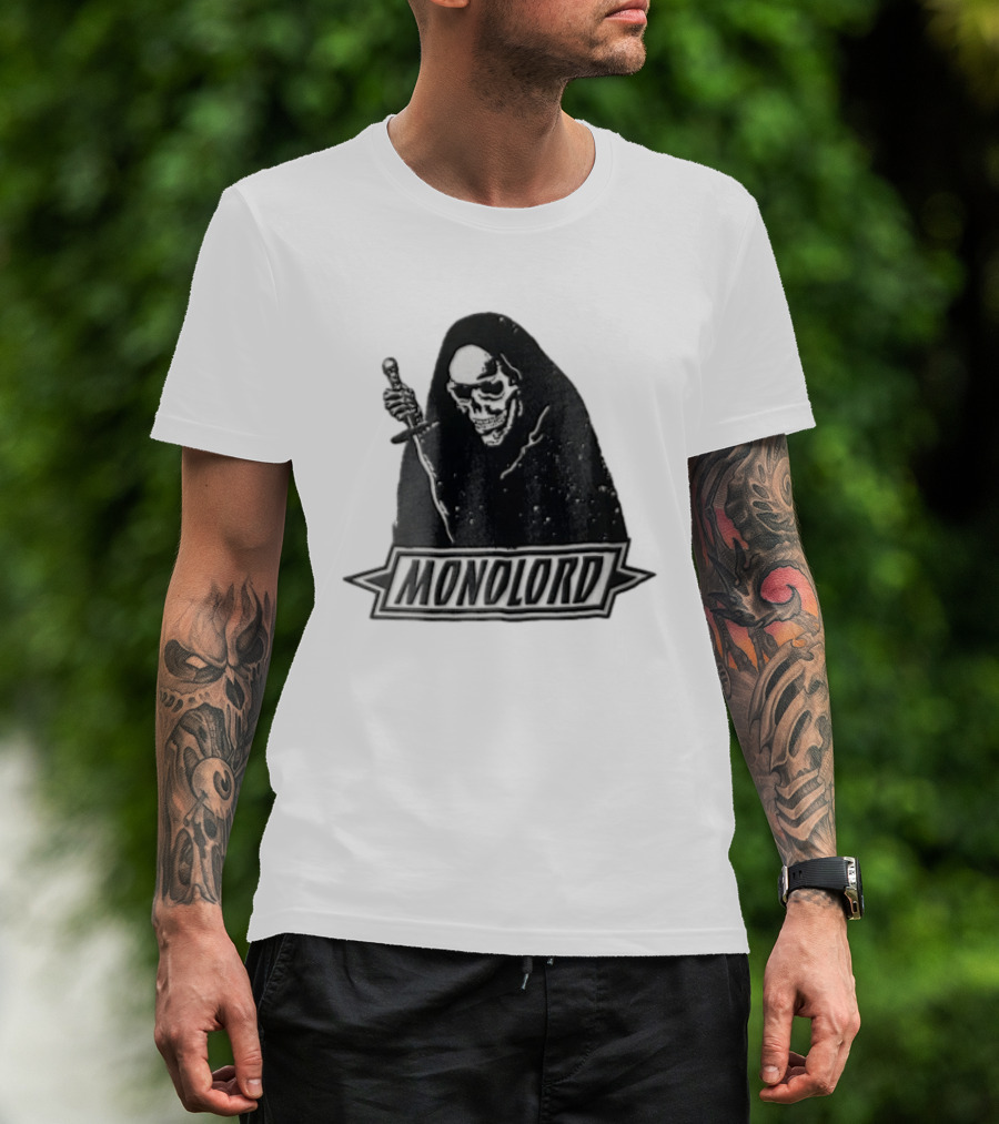 Monolord Grim Reaper Skull With Dagger T-Shirt