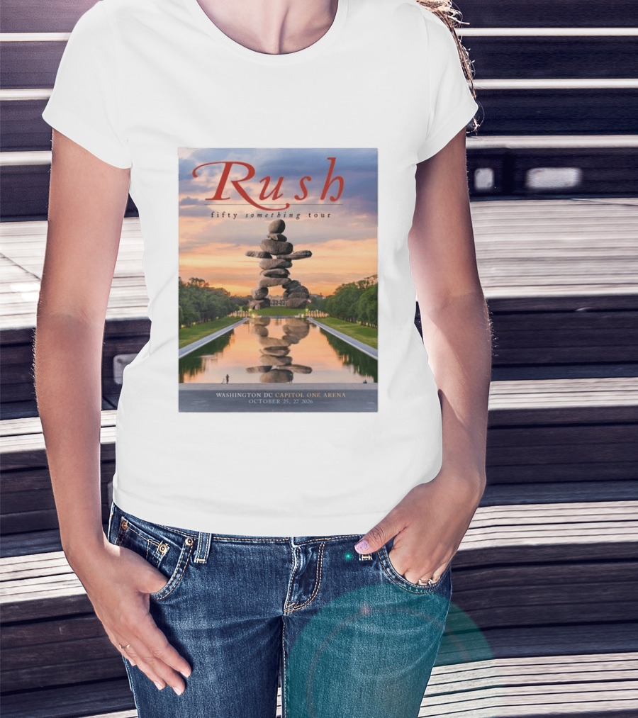 Rush Fifty Something Tour Washington DC Capitol One Arena October 25 27 2026 T-Shirt
