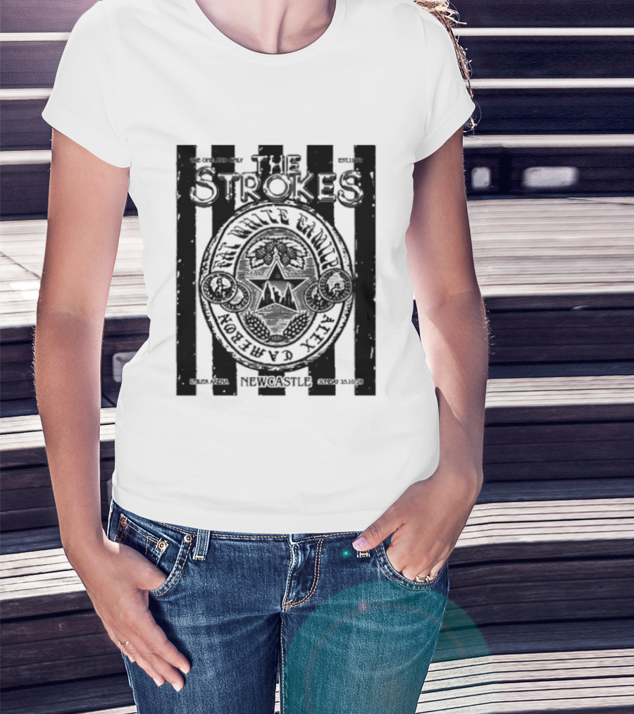 The Strokes October 25 2026 Utilita Arena Newcastle UK Concert Event T-Shirt