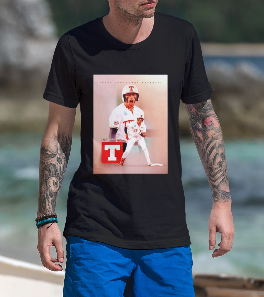 Adrian Rodriguez INF Texas Longhorns Baseball Team T-Shirt