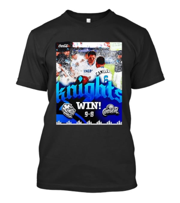 Knights Win 9 8 Against Comets Baseball Celebration T-Shirt