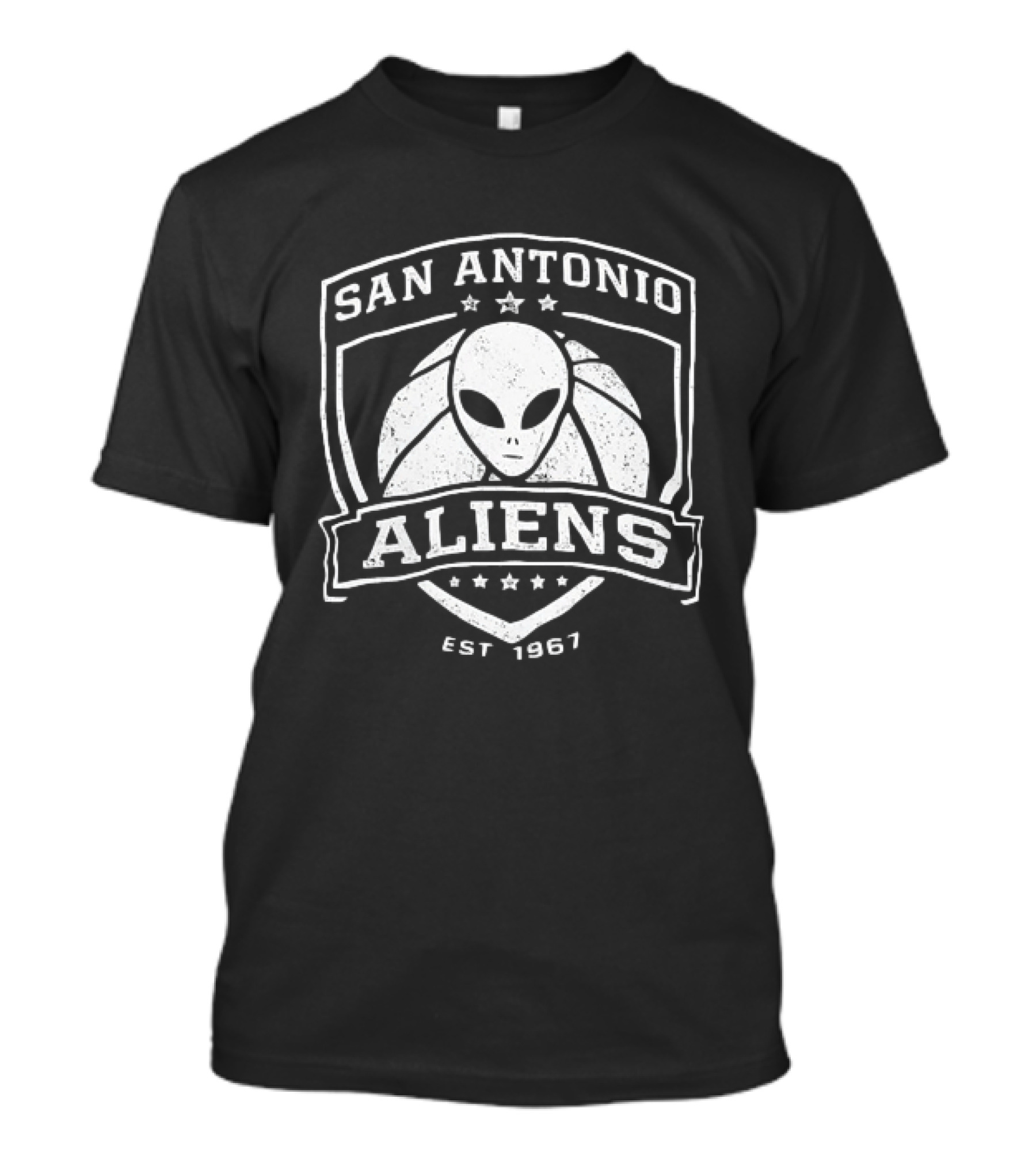 San Antonio Aliens Est. 1967 Basketball Alien T-Shirt
