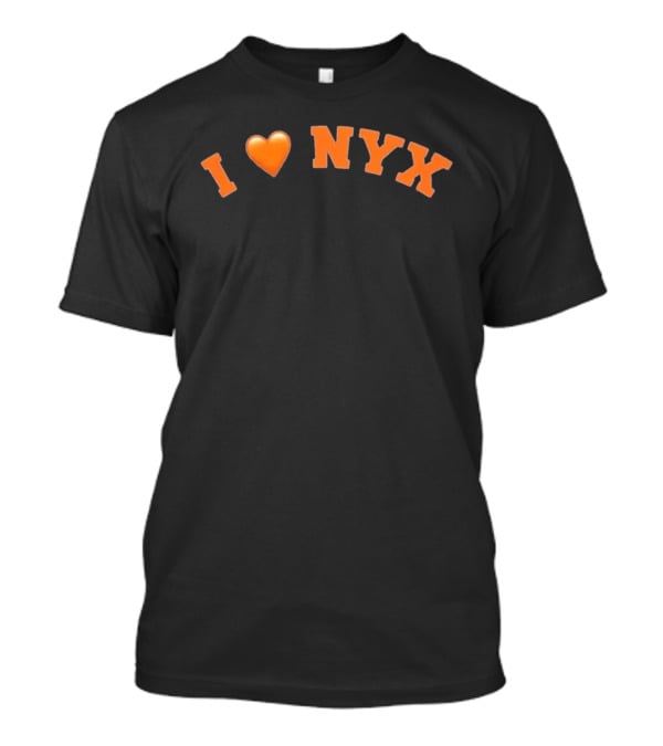 I Love NYX Emoji Style Orange T-Shirt