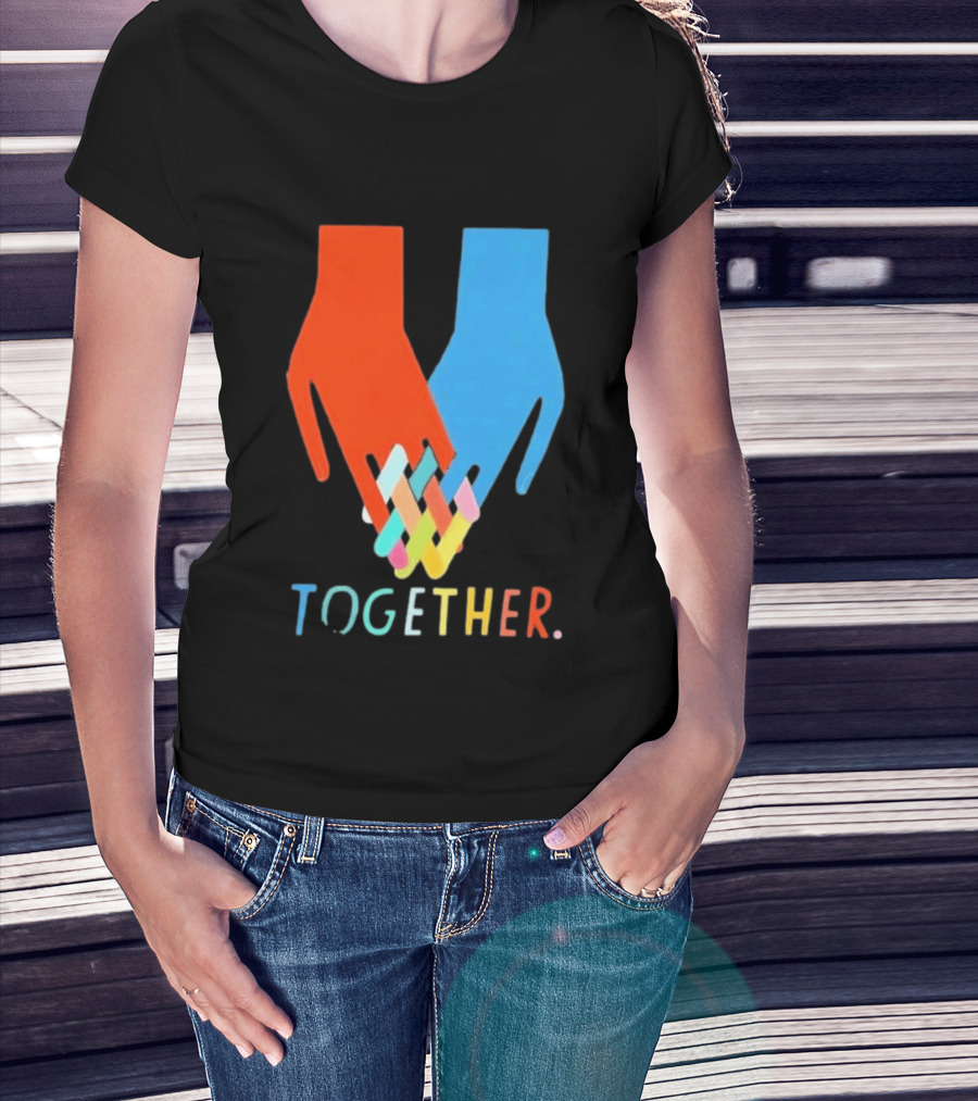 Interlocking Hands Unity Concept Together T-Shirt