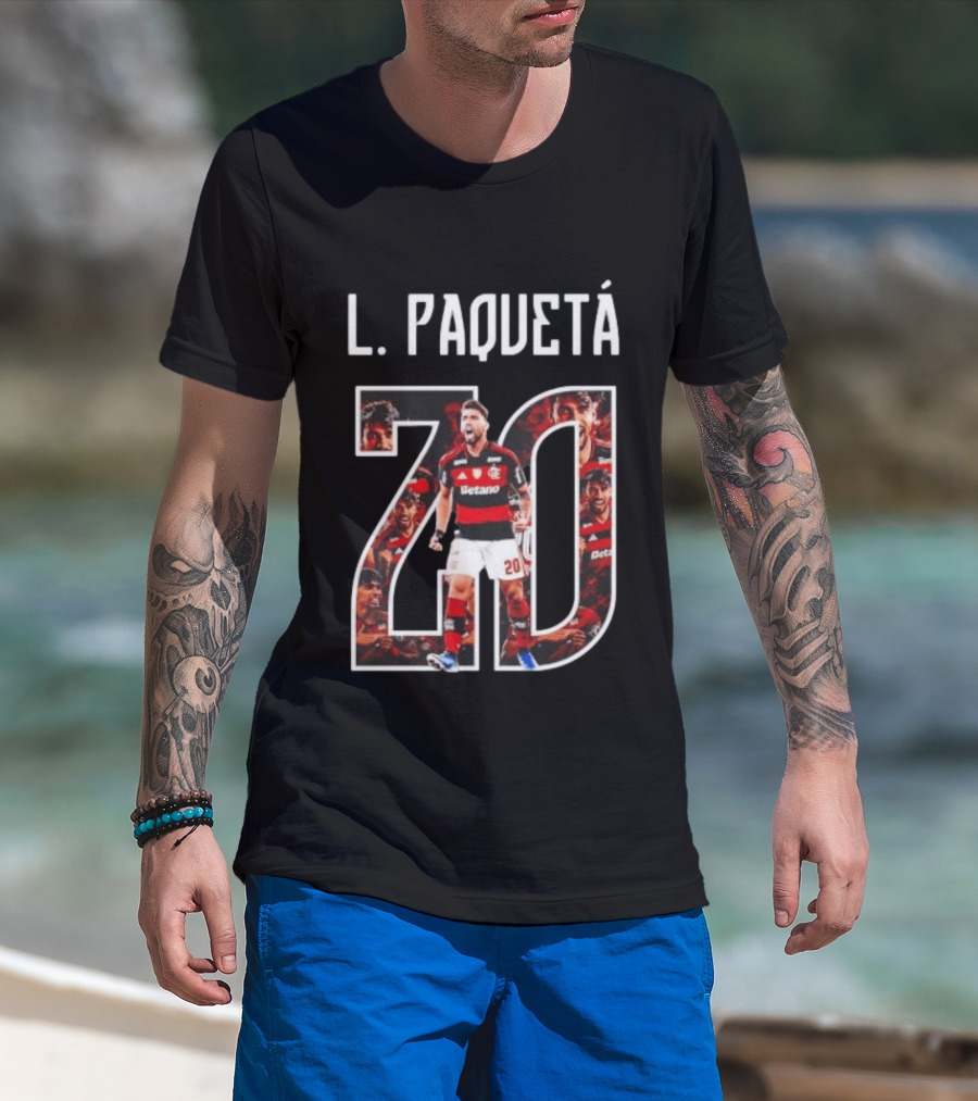 L. Paquetá 70 CR Flamengo Football Fan Collection T-Shirt