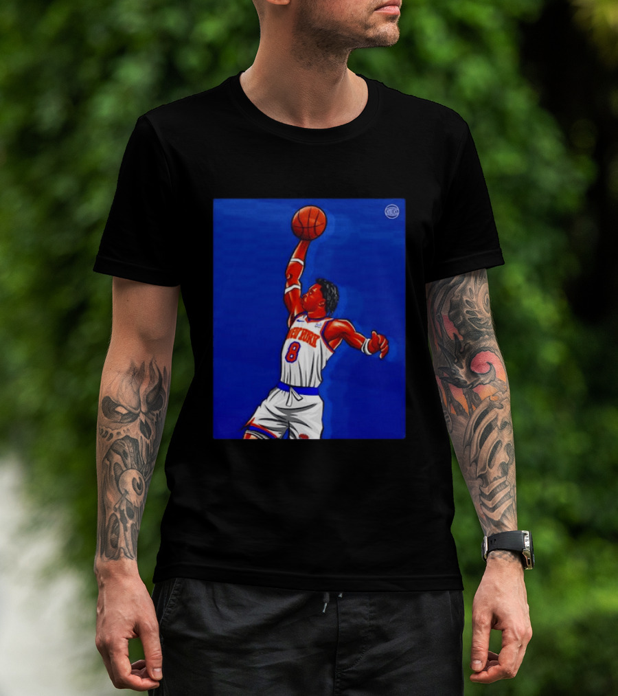 OG Anunoby New York Knicks Dunk Action Moment 8 Jersey T-Shirt