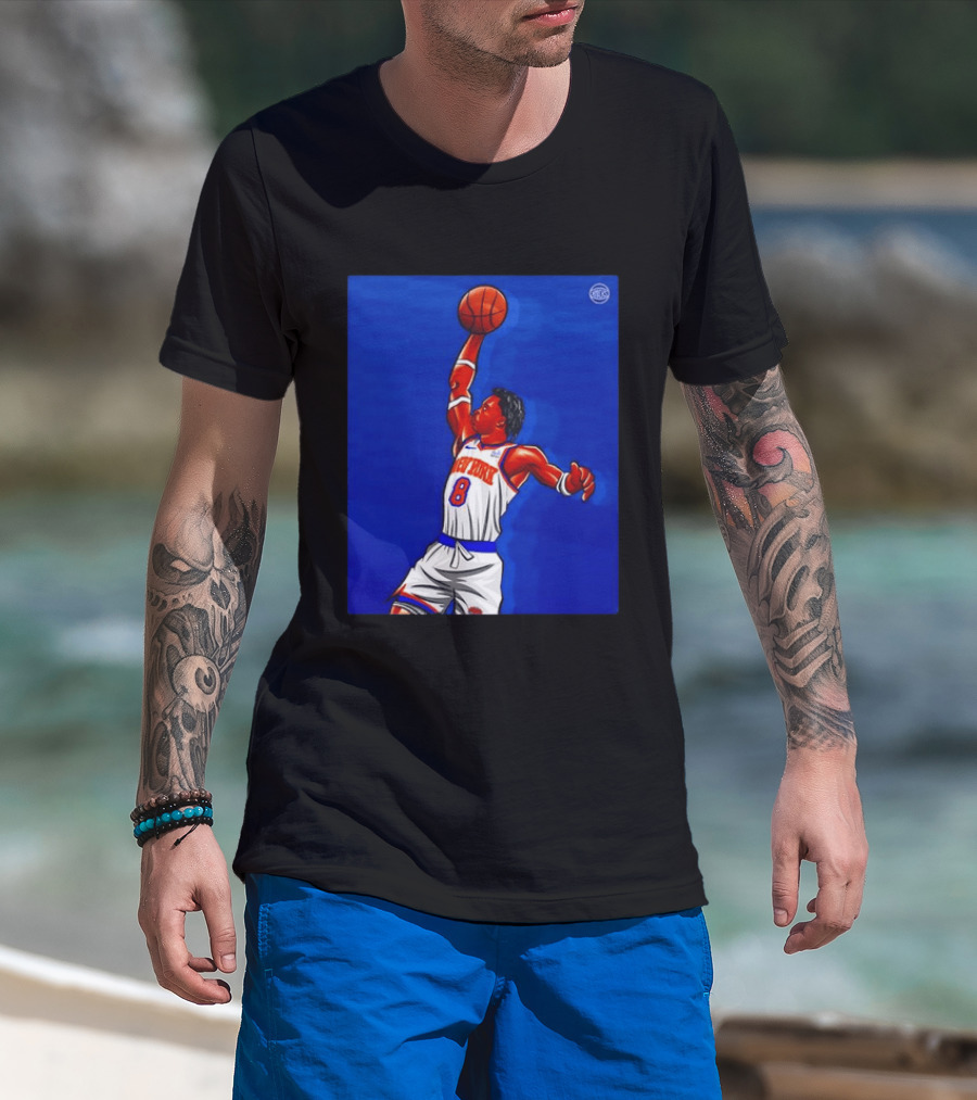 OG Anunoby New York Knicks Dunk Action Moment 8 Jersey T-Shirt