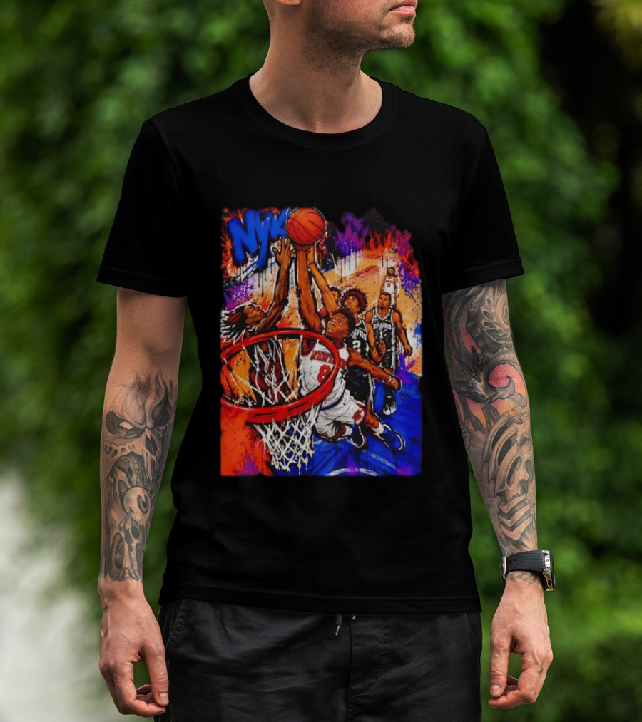 OG Anunoby New York Knicks NYK Basketball Art NBA T-Shirt