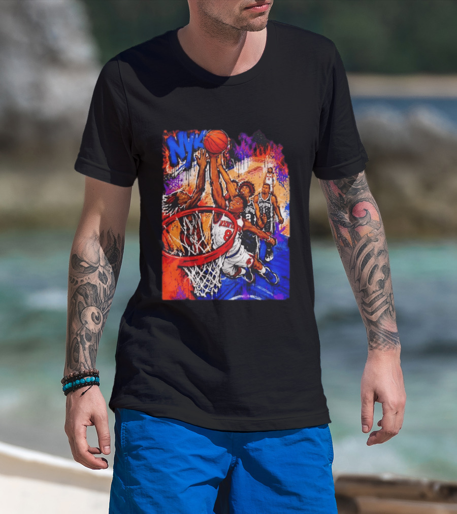 OG Anunoby New York Knicks NYK Basketball Art NBA T-Shirt