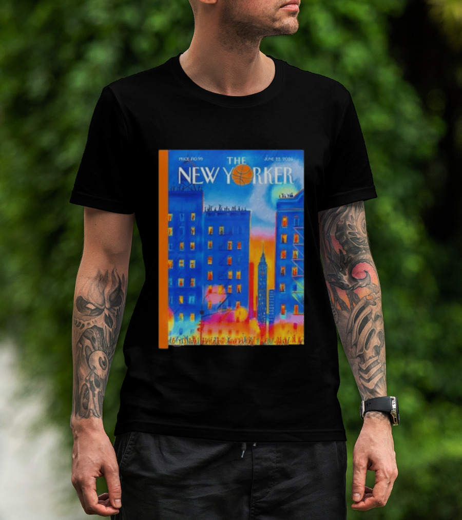 Pierre Emmanuel Lyet The New Yorker June 12 2023 Basketball Art Cover T-Shirt