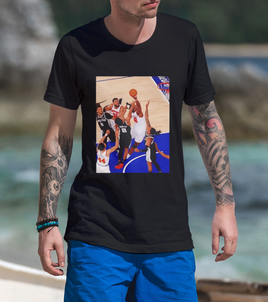 The Putback With OG Knicks Dunking Against Spurs T-Shirt