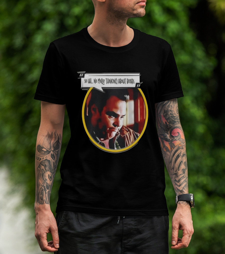 Tony Soprano The Sopranos No More Thinking About Bears HBO Television T-Shirt