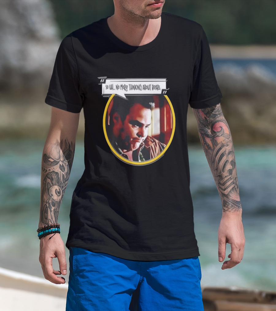 Tony Soprano The Sopranos No More Thinking About Bears HBO Television T-Shirt