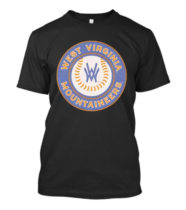 West Virginia Mountaineers NCAA Baseball Circular T-Shirt