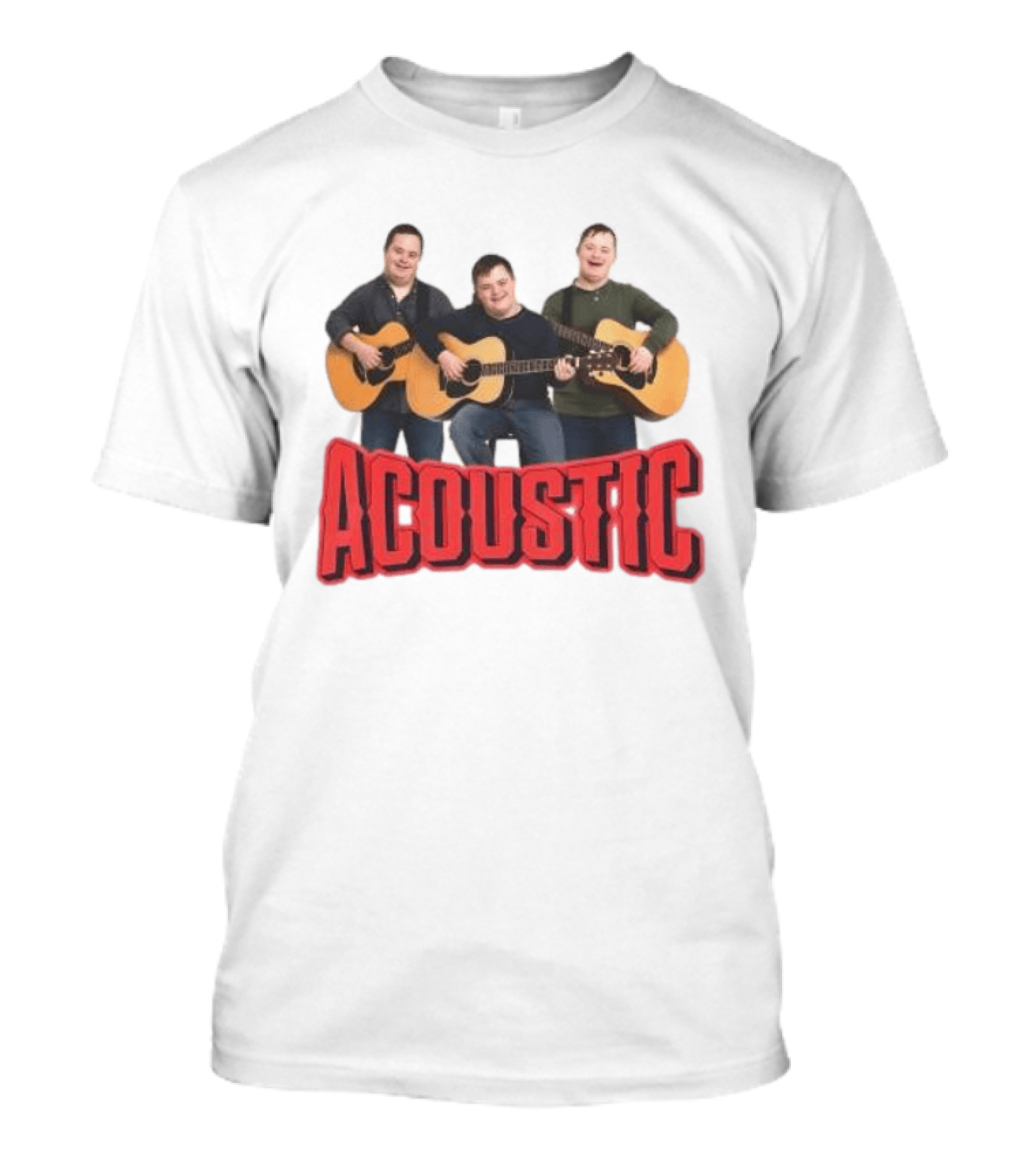 Acoustic Play Guitar Meme Trio T-Shirt