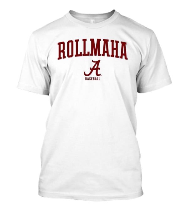 Alabama Crimson Tide Rollmaha Baseball Script A T-Shirt
