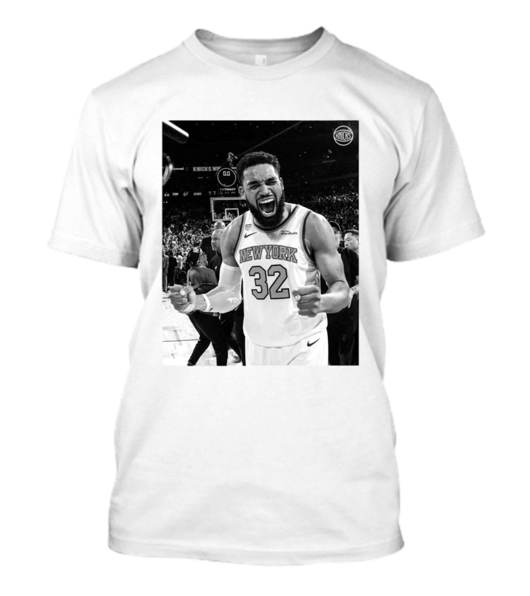 Knicks Nation Loud And Proud New York Basketball Karl Anthony Towns Celebration T-Shirt