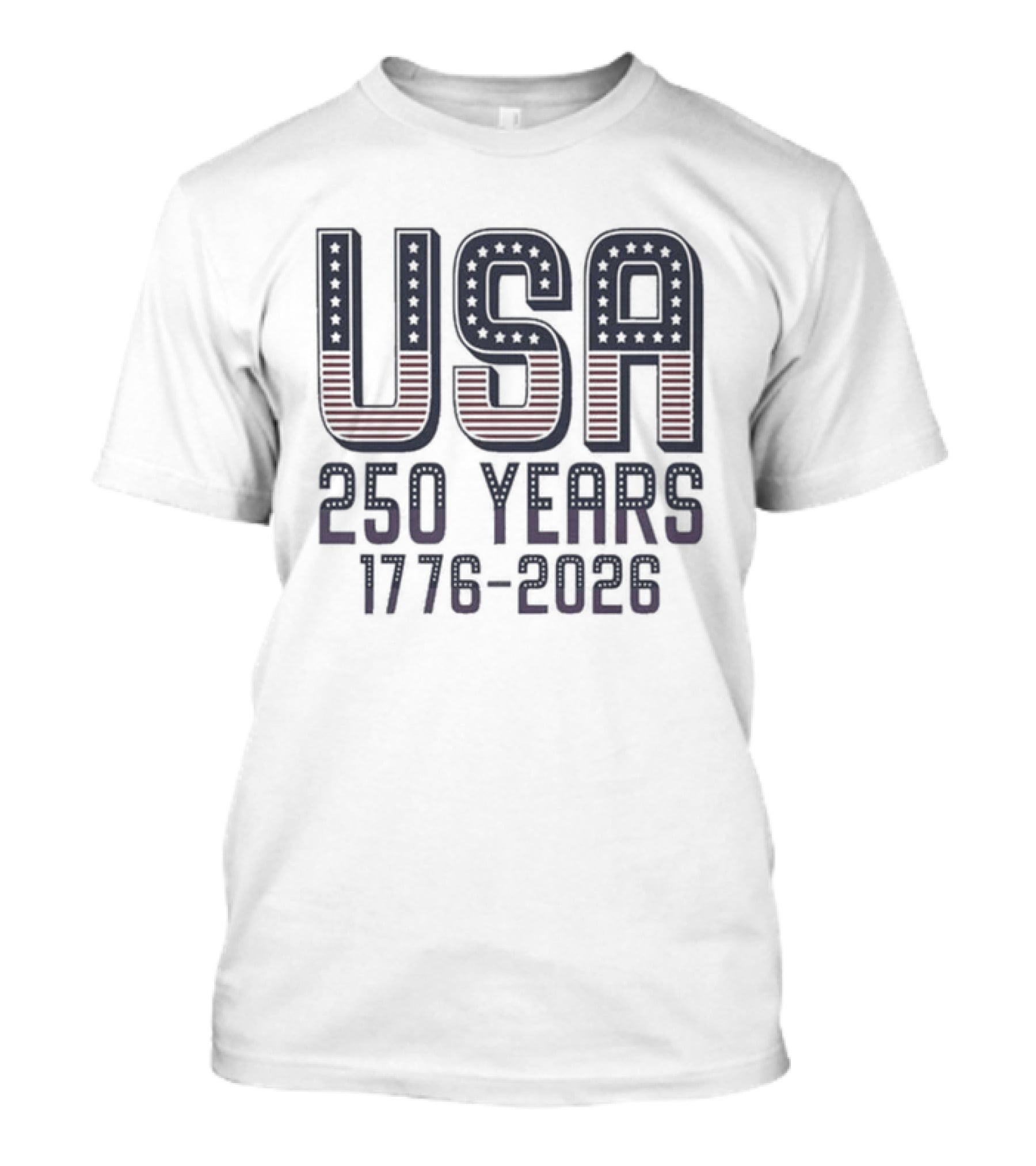 USA 250 Years 1776 2026 Patriotic Semiquincentennial Anniversary T-Shirt