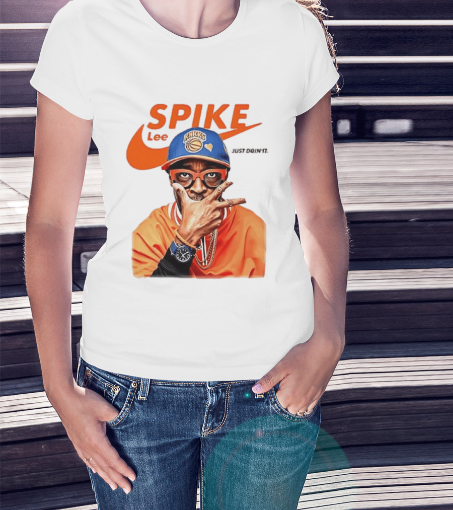 Spike Lee Knicks New York JUST DOIN IT T-Shirt