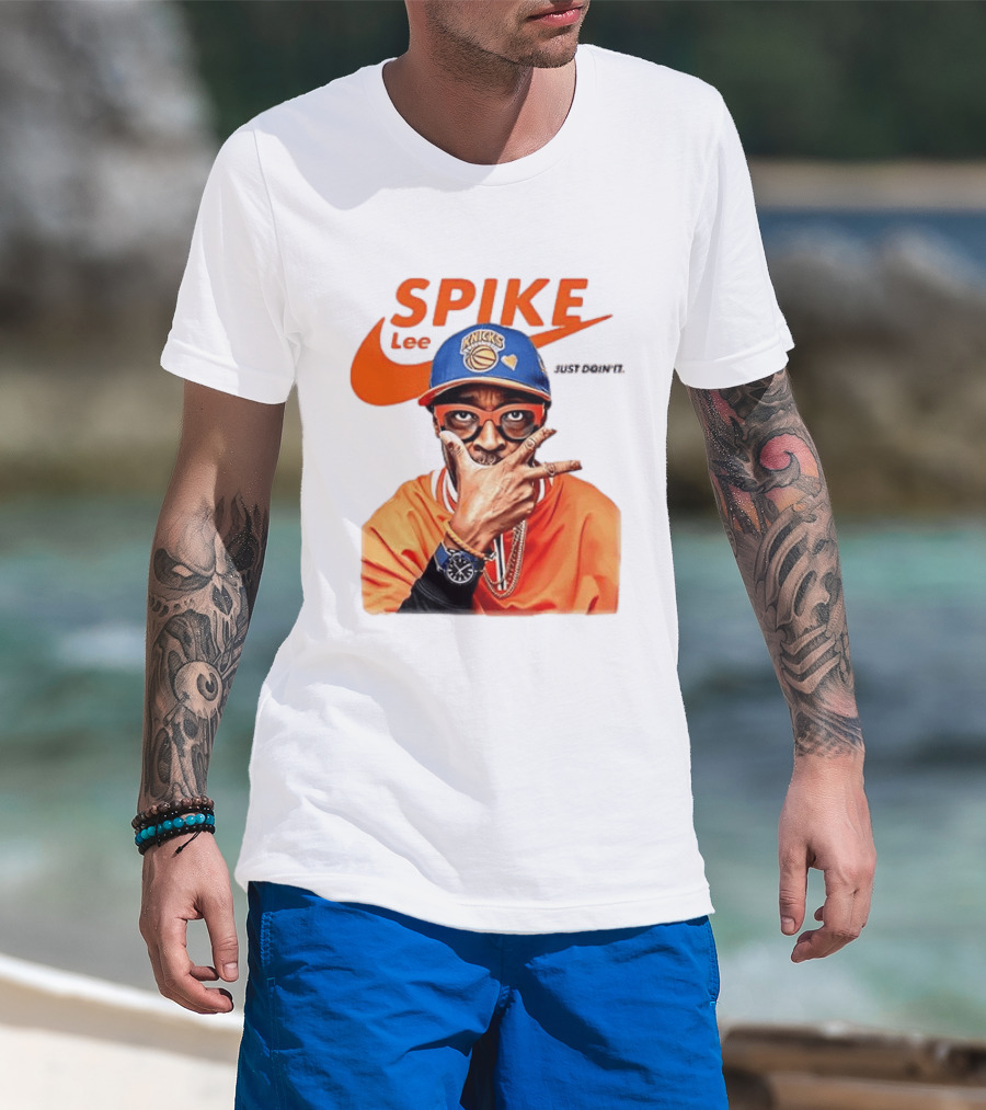 Spike Lee Knicks New York JUST DOIN IT T-Shirt