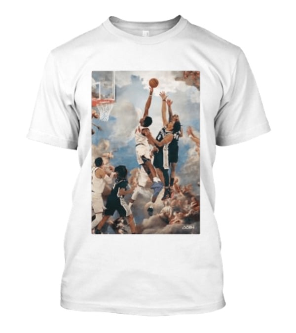 OG Anunoby Slam Dunk Basketball Masterpiece With Cloud T-Shirt