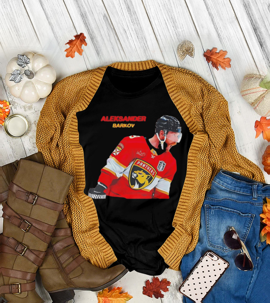 Aleksander Barkov Number 16 Florida Panthers Red Hockey Jersey T-Shirt