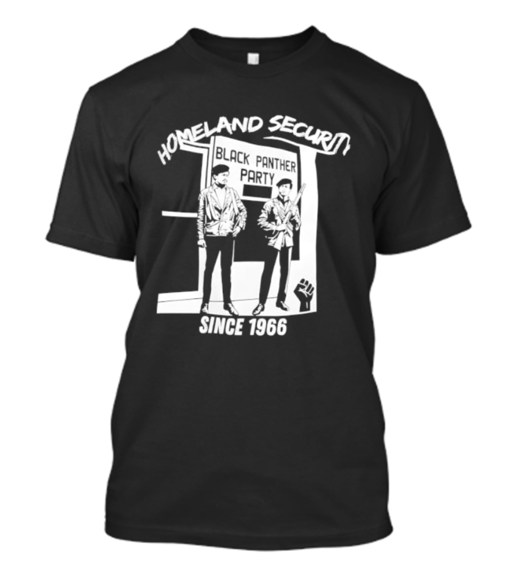 HomeLand Security Since 1966 Black Panther Party T-Shirt
