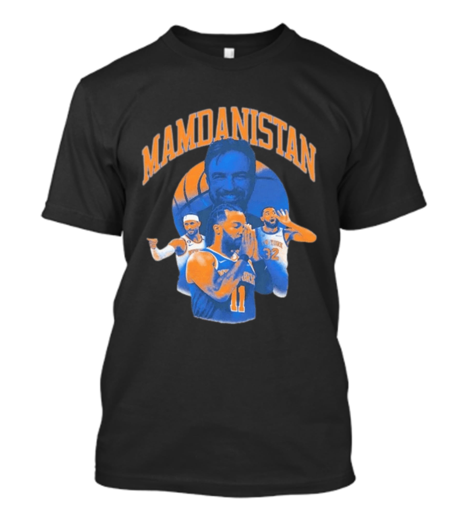 MAMDANISTAN Jalen Brunson New York Knicks Basketball Fan T-Shirt