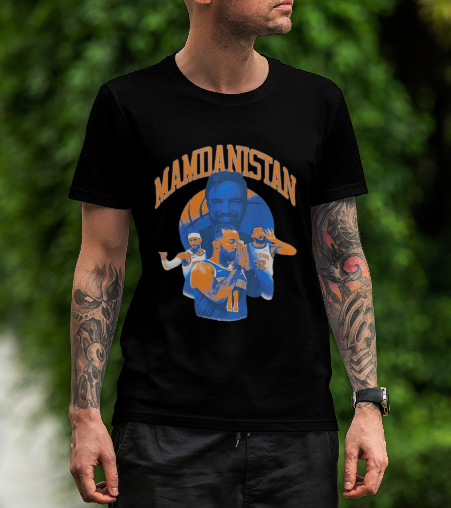 MAMDANISTAN Jalen Brunson New York Knicks Basketball Fan T-Shirt