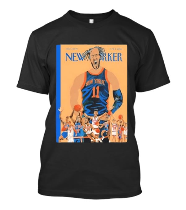 Jalen Brunson New York Knicks June 2026 New Yorker Edition Featuring Basketball Highlights T-Shirt