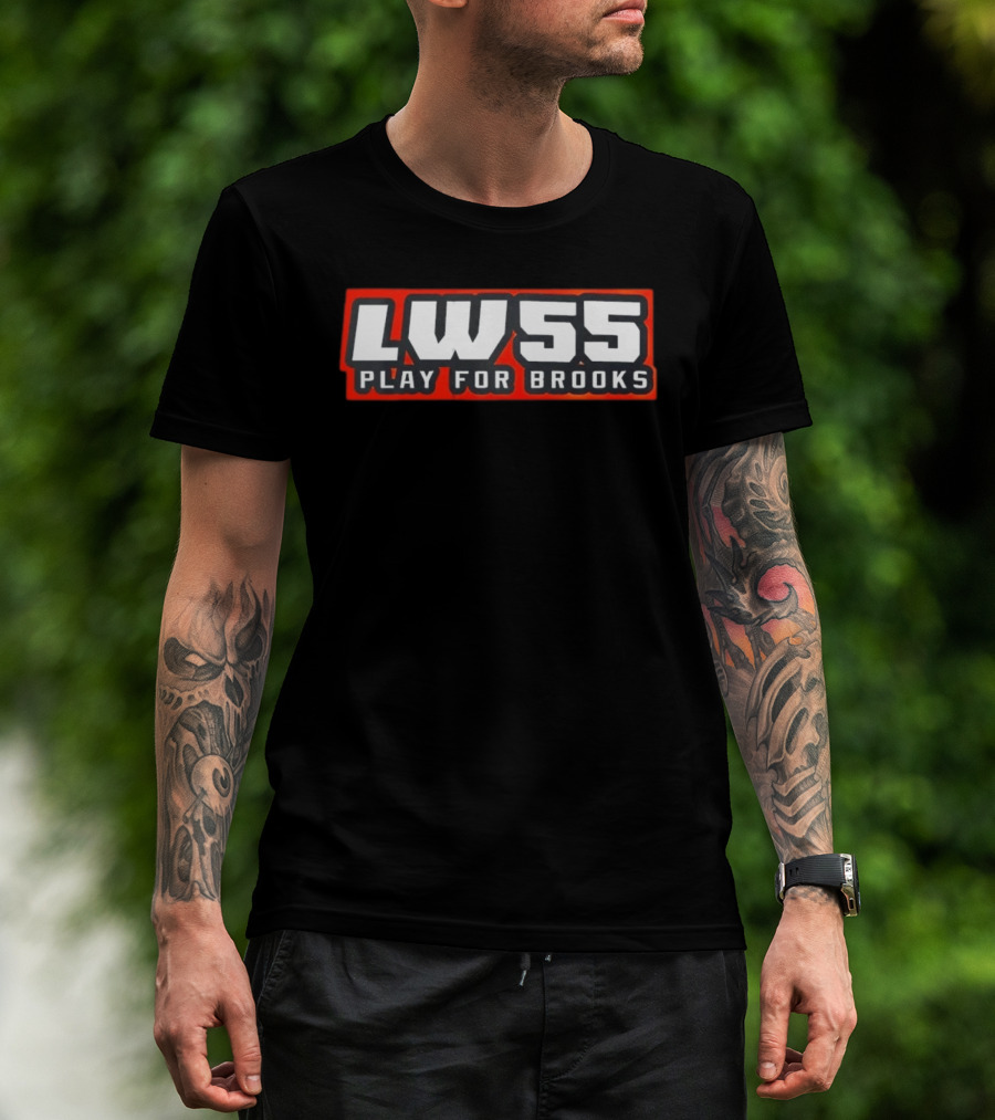 LW55 Play For Brooks Logan Wilson 2026 Celebrity Softball Game T-Shirt