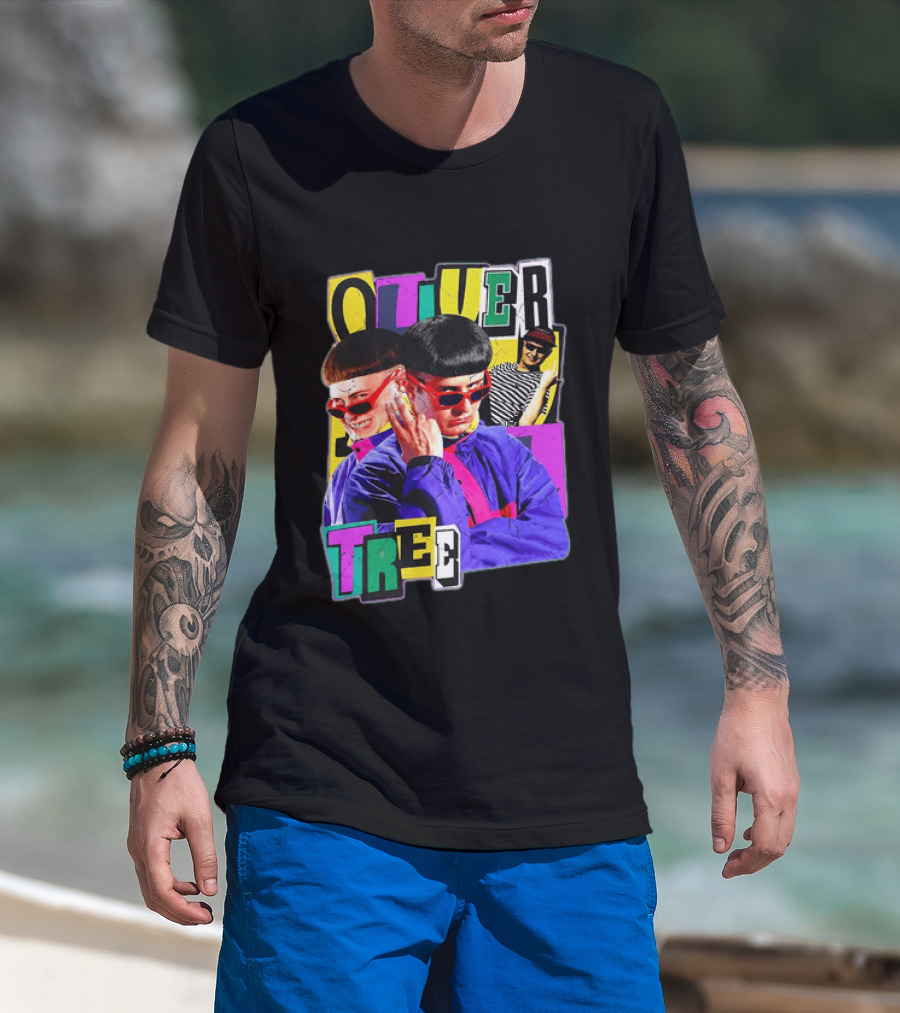 Oliver Tree 1993 2026 Memorial Collage With Retro Sunglasses T-Shirt