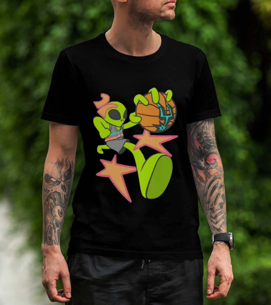Victor Wembanyama Alien San Antonio Spurs 1 Basketball Star T-Shirt