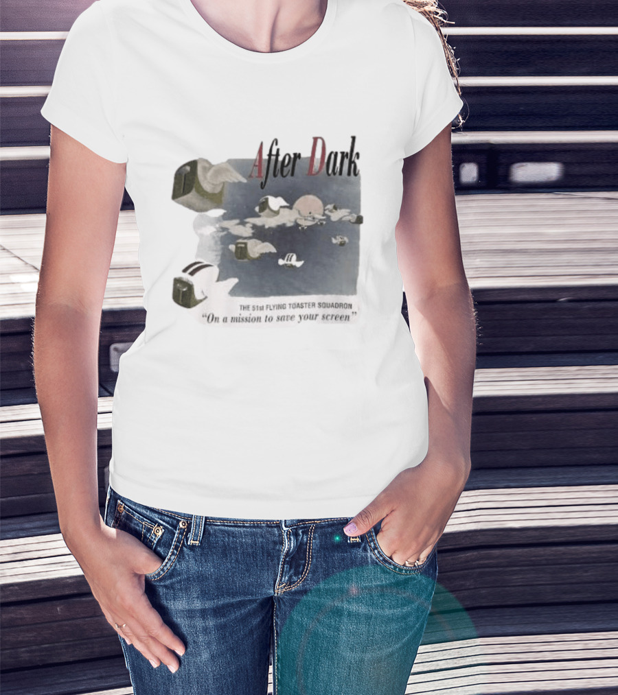 After Dark The 51st Flying Toaster Squadron On A Mission To Save Your Screen T-Shirt