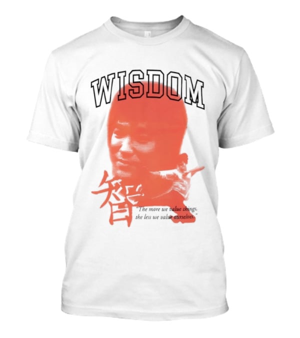 Bruce Lee Awake NY Wisdom Red T-Shirt