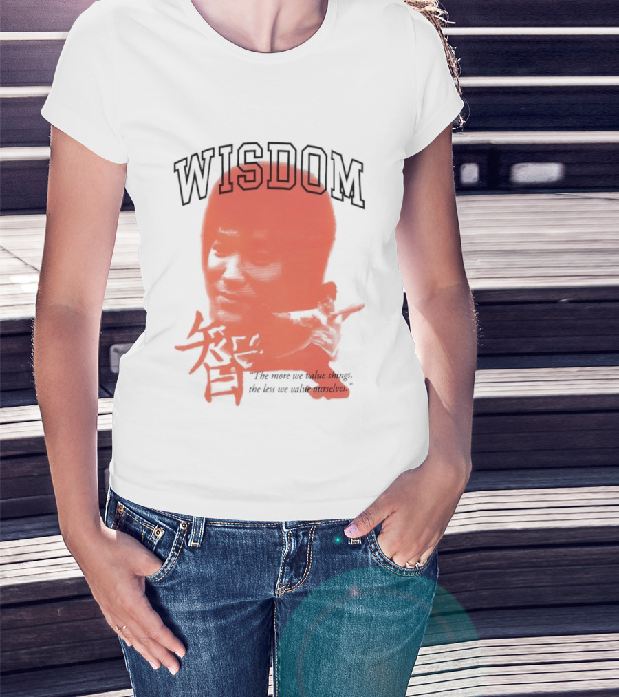 Bruce Lee Awake NY Wisdom Red T-Shirt