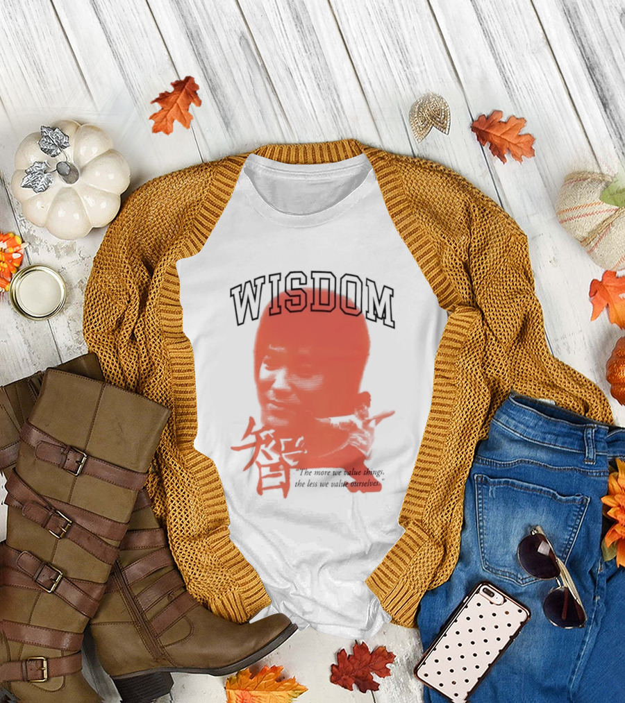 Bruce Lee Awake NY Wisdom Red T-Shirt