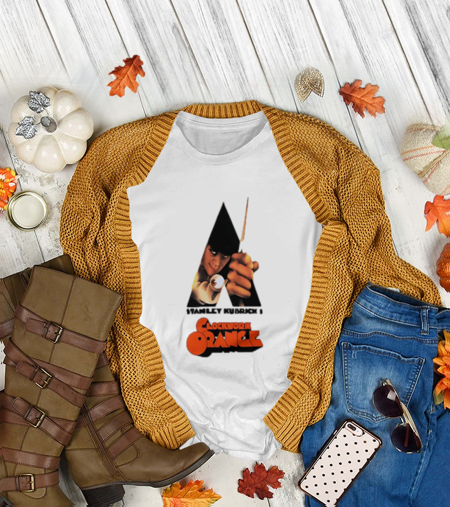 Stanley Kubrick's A work Orange Alex DeLarge Iconic Film T-Shirt