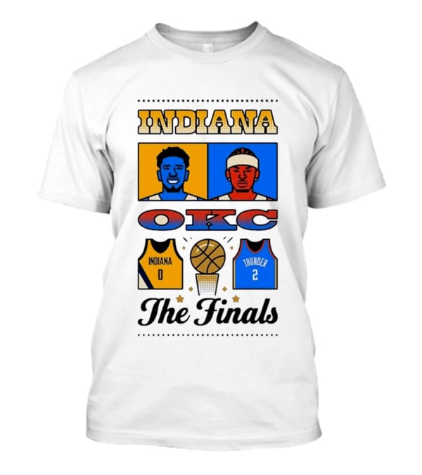 Indiana OKC Basketball The Finals Faceoff T-Shirt