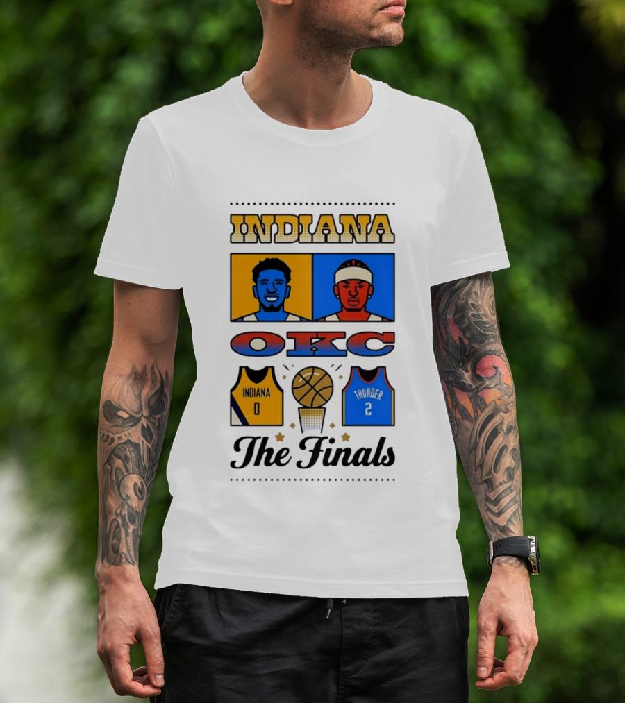 Indiana OKC Basketball The Finals Faceoff T-Shirt