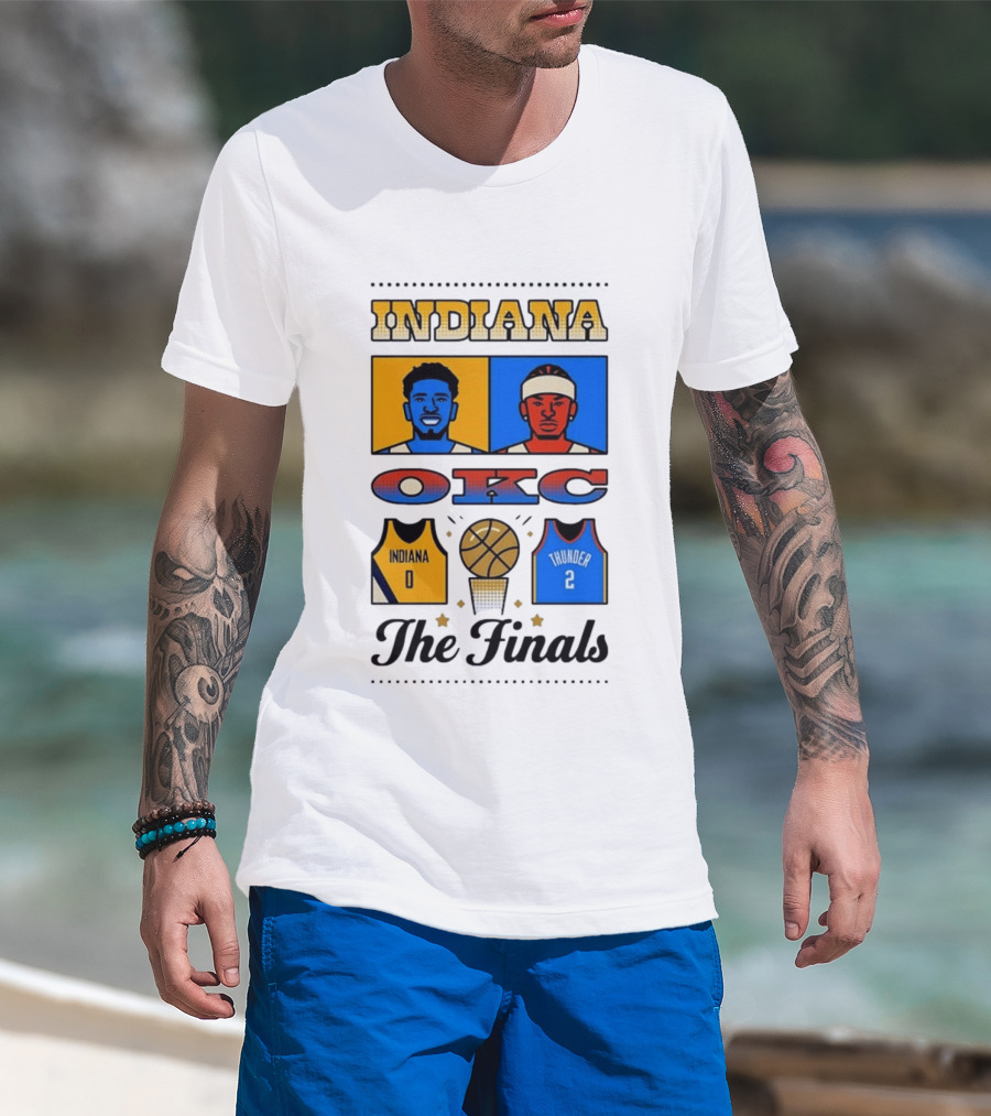 Indiana OKC Basketball The Finals Faceoff T-Shirt