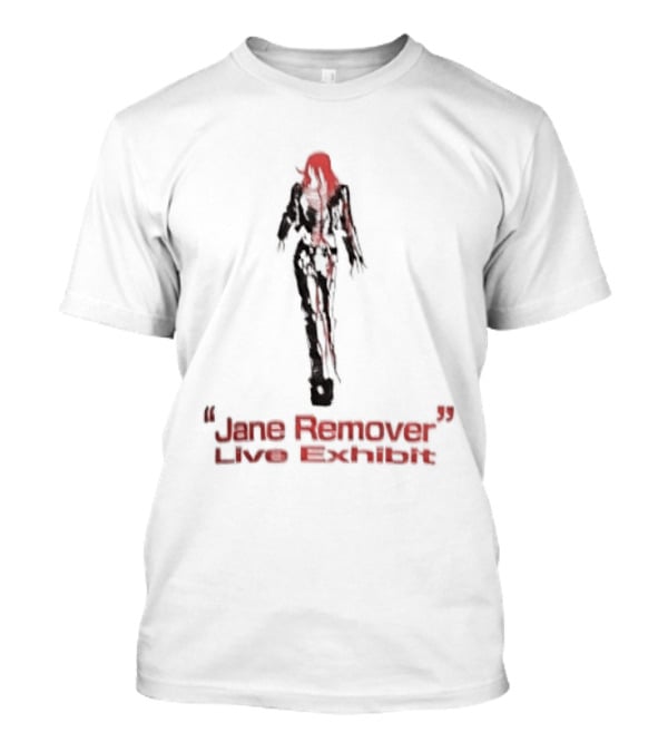 Jane Remover Live Exhibit Red Mysterious Figure T-Shirt
