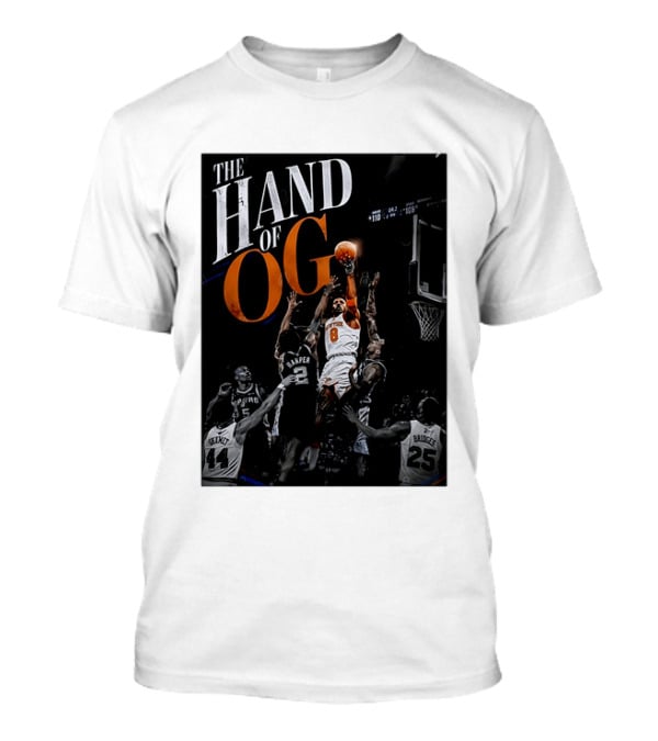 The Hand Of OG Anunoby New York Knicks NBA Basketball Player 2026 T-Shirt