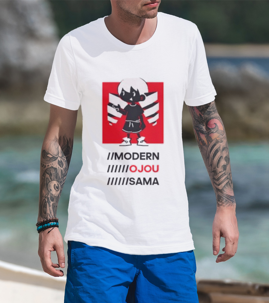 Modern Ojou Sama Character With Bold Hairstyle And Attitude T-Shirt
