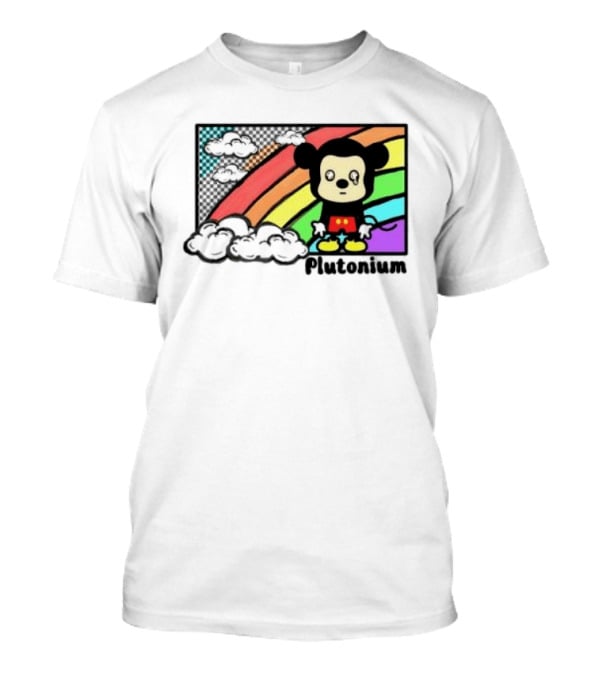 Rainbow Tears Plutonium Pride Mickey Mouse T-Shirt